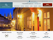 Tablet Screenshot of domus-henrici.cz